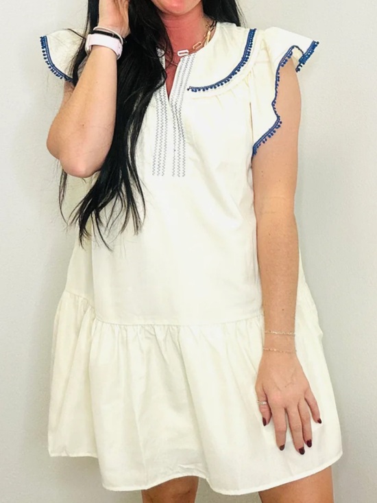 Gigio Dresses & Skirts - GiGio Short Sleeve Ruffle Dress #N07